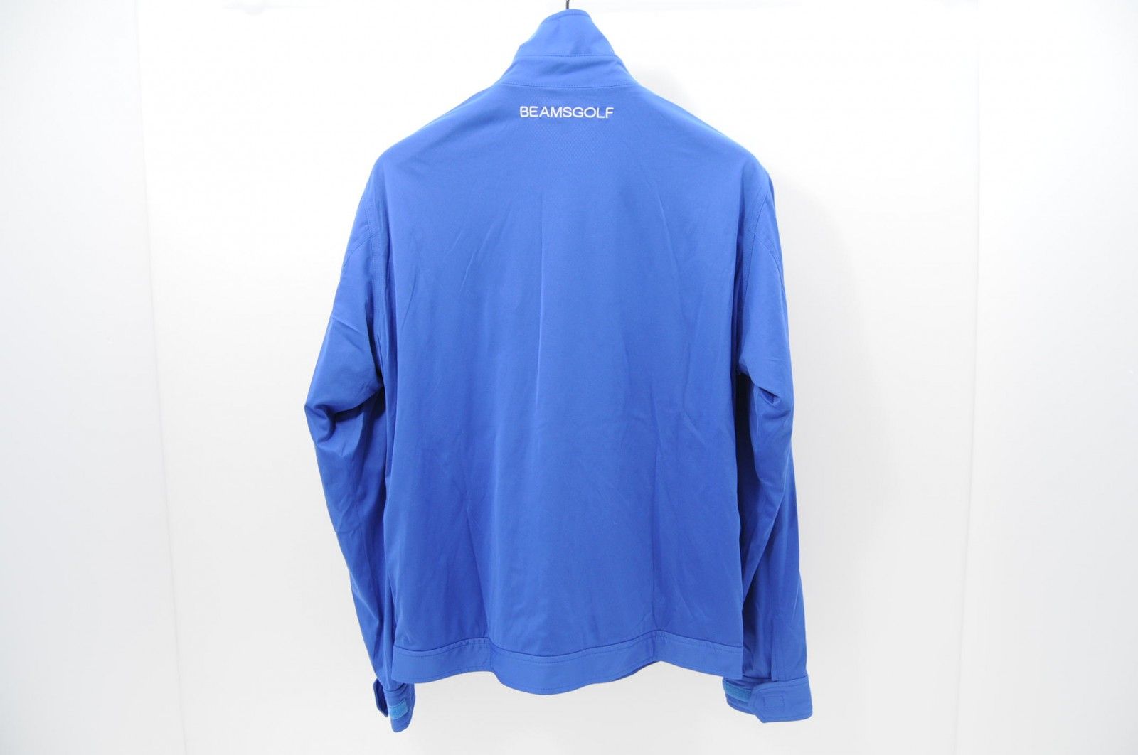 BeamsGolf　ビームスゴルフ 青 ブルゾン 長袖ダブルジップ 裏地メ 中古 メンズ ビームスゴルフ BEAMSGOLF ブルゾン M 青 ブルー 長袖