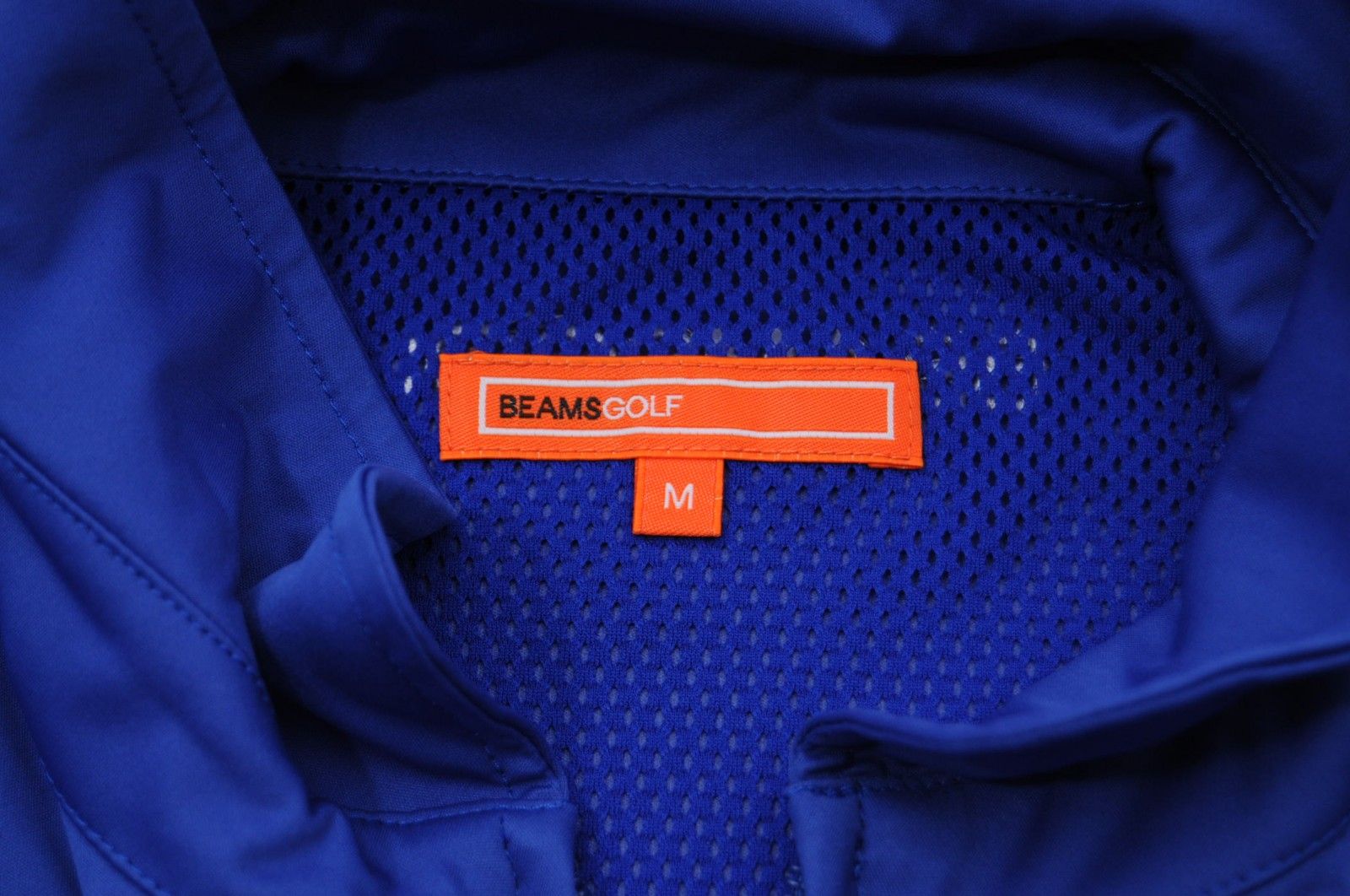 中古 メンズ ビームスゴルフ BEAMSGOLF ブルゾン M 青 ブルー 長袖