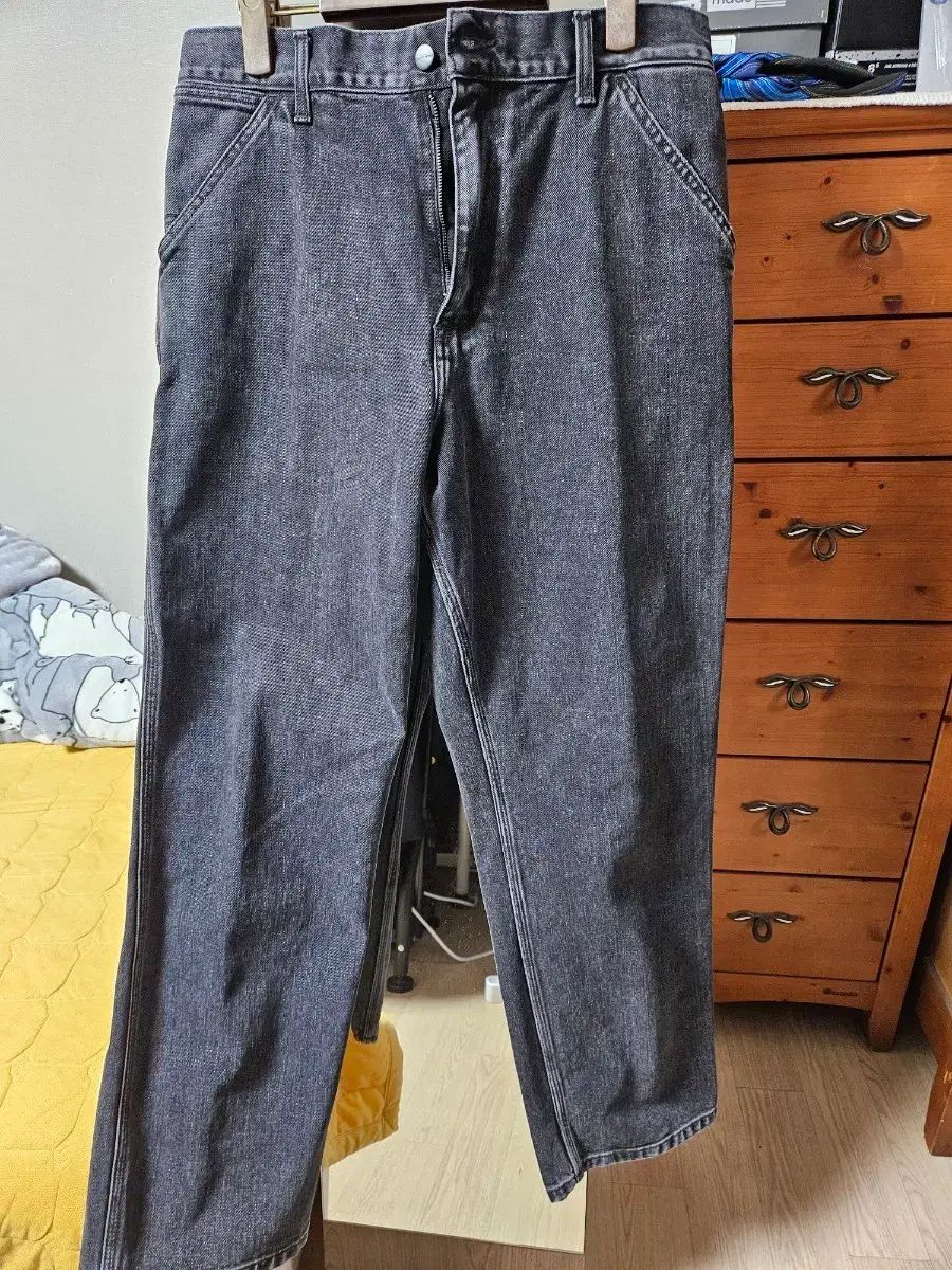 カーハート wip シングルニー ブラック ストーンウォッシュ 31 x 32