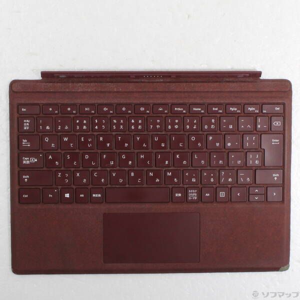 Surface Pro Signature FFP-00059 バーガンディ 中古品〕 Surface Pro Signature Type Cover FFP-00059 バーガンディ