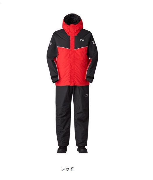 ダイワ RAINMAX ハイロフトウインタースーツ DW 3425 レッド L