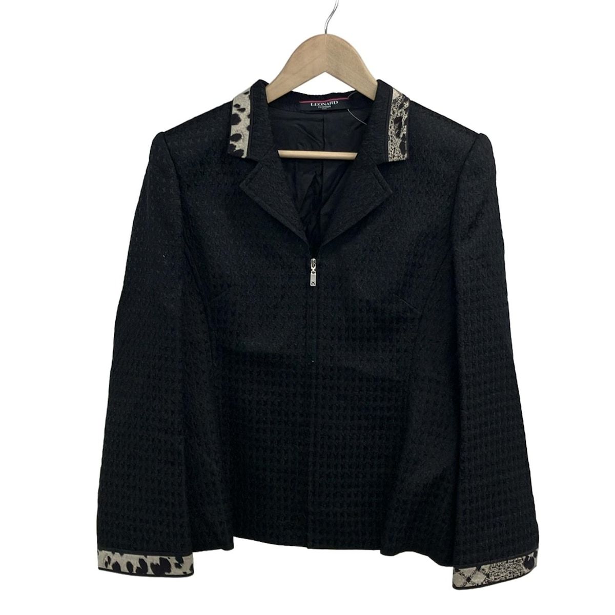 LEONARD(レオナール) ブルゾン サイズ13AR M レディース美品 - 黒