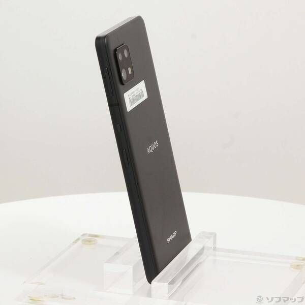 中古品〕 AQUOS Sense6 64GB ブラック SH-RM19 楽天 SIMフリー【349