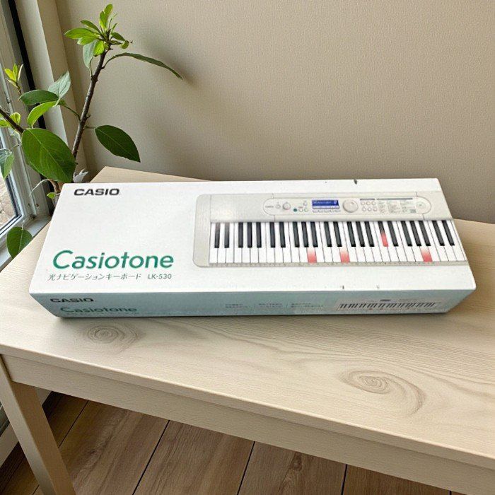 CASIO カシオ 電子キーボード LK 530 光ナビゲーション AiX音源 ステップアップレッスン アプリ対応 61鍵盤