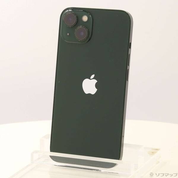 中古品〕 iPhone13 256GB グリーン MNGH3J／A SIMフリー【344】 256GB