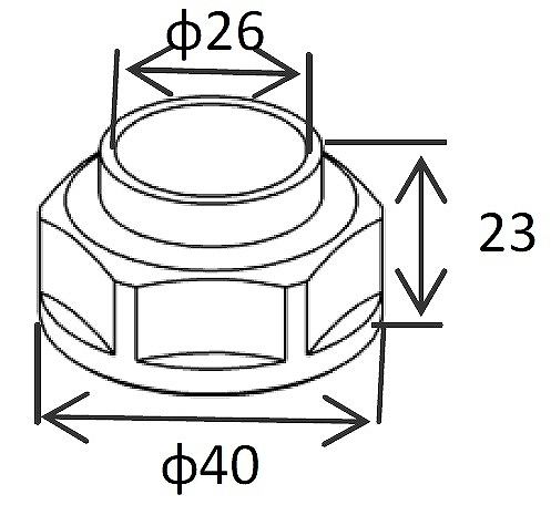 大野ゴム ハブロックナット ホンダ エレメント YH2 2003年04月～2005年06月 入数：1袋(10個) RN-1020
