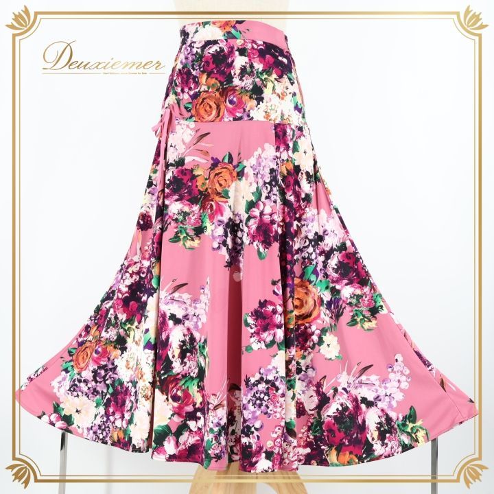 社交ダンス 衣装 スカート ピンク系 チャコットロイヤルダンス Chacott