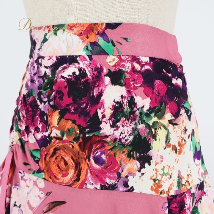 社交ダンス 衣装 スカート ピンク系 チャコットロイヤルダンス Chacott