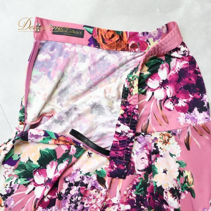 社交ダンス 衣装 スカート ピンク系 チャコットロイヤルダンス Chacott
