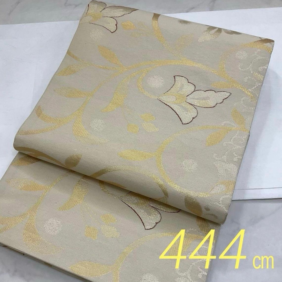 kimono one kimonoarisa 厳選 同然 お洒落な袋帯 長尺 444㎝