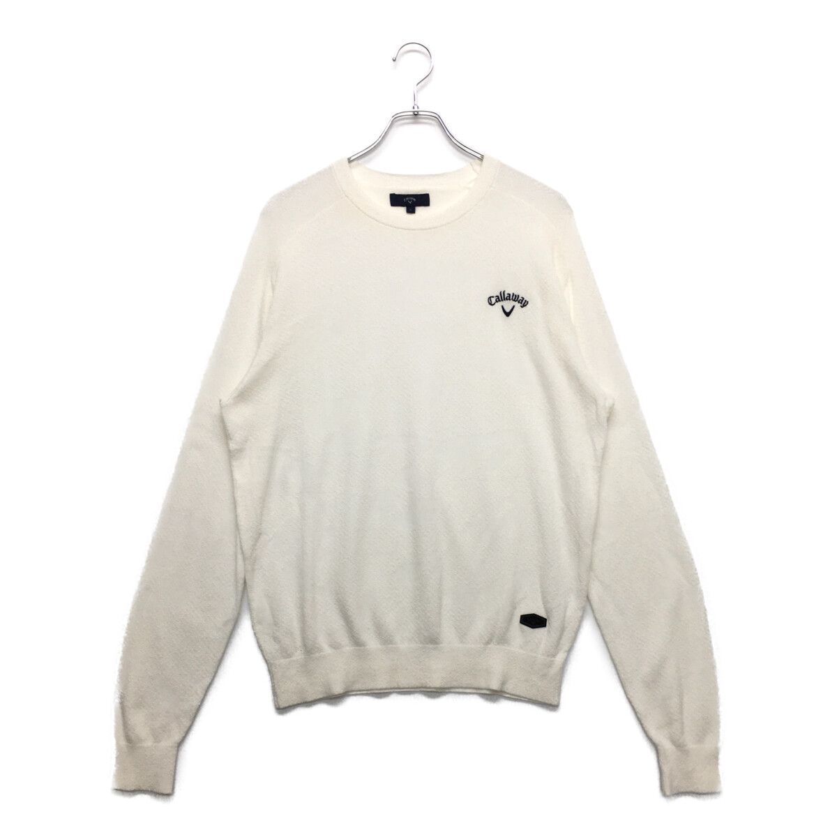 中古 メンズ キャロウェイ Callaway セーター L 白 ホワイト 長袖