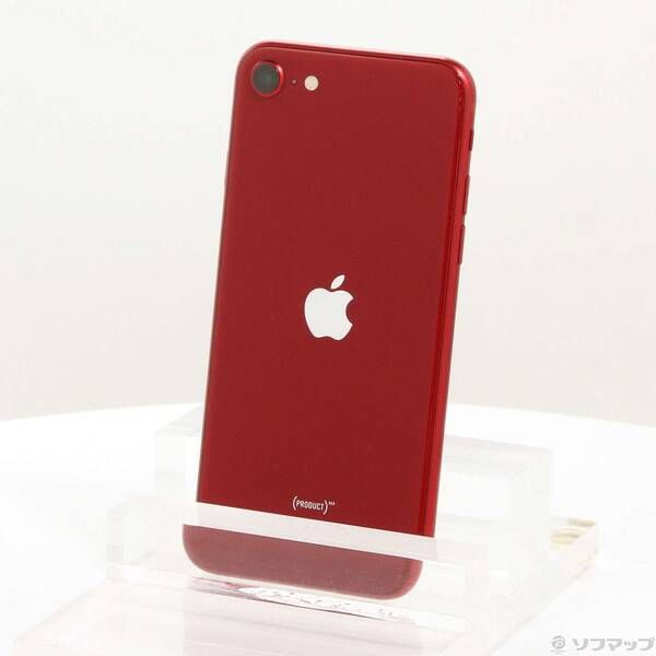 最大容量85%iPhone SE 第3世代 64GB 美品 中古品〕 iPhone SE 第3世代 64GB プロダクトレッド MMYE3J／A SIM