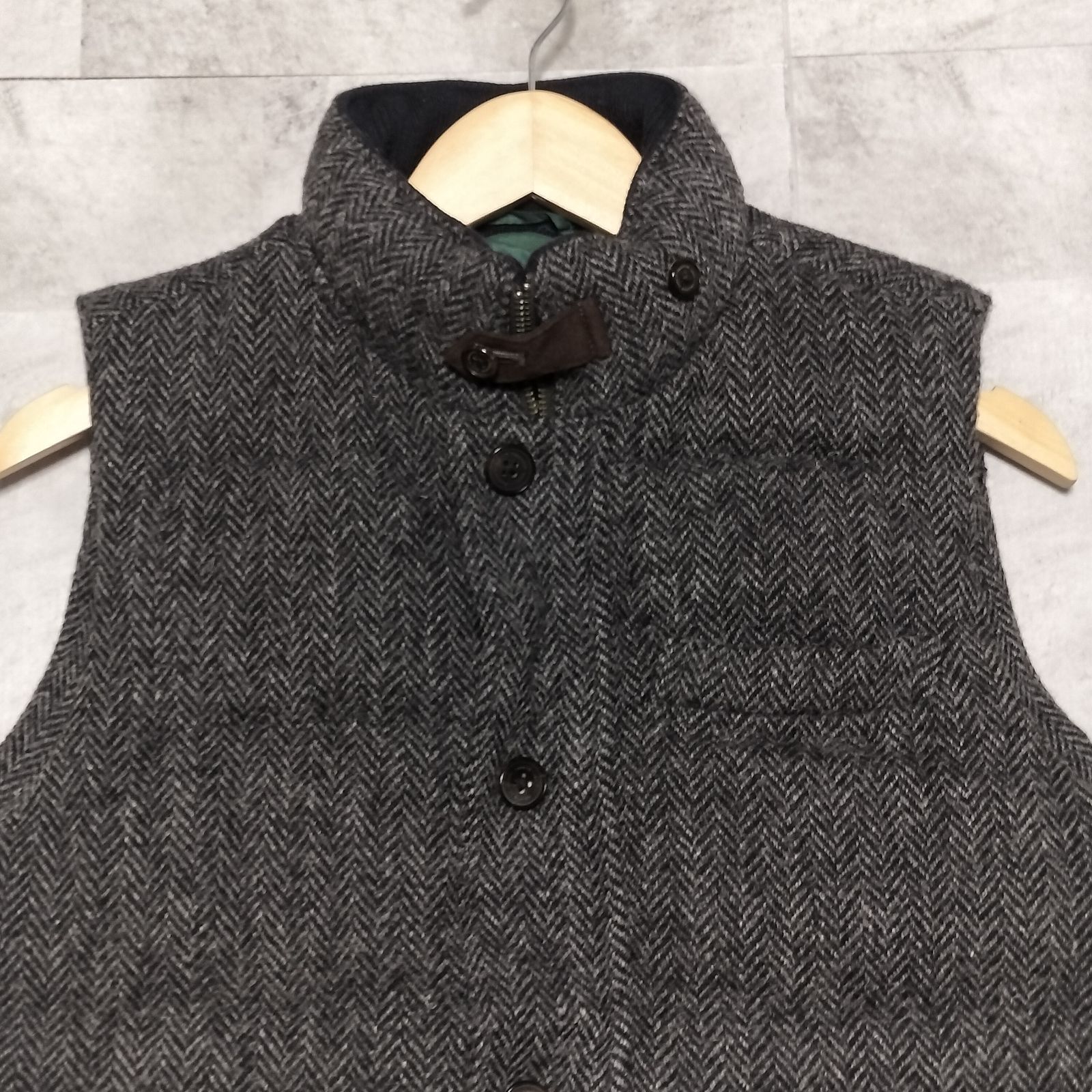 極美品】Kent ケント × Harriss Tweed ハリスツイード ヘリーンボーン 