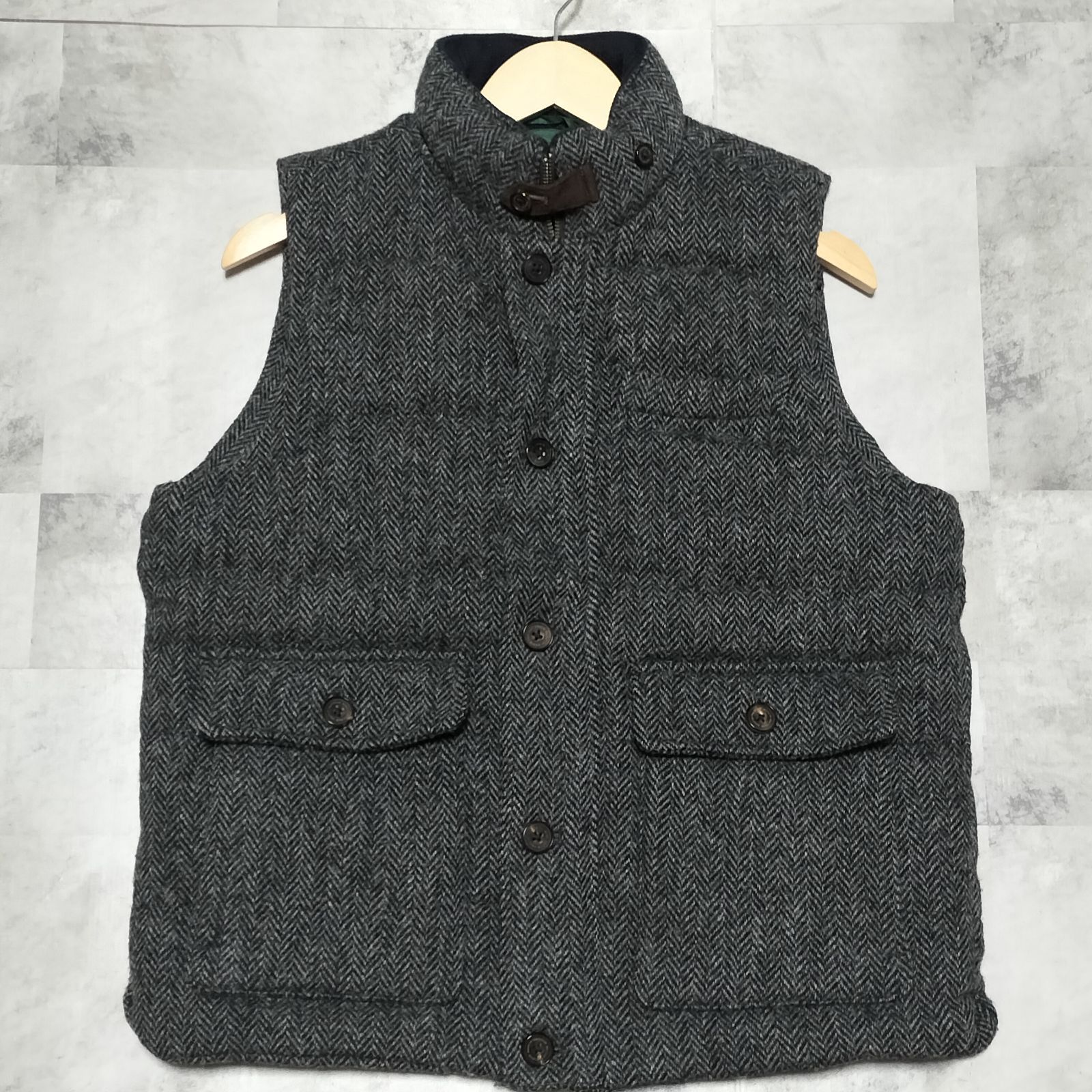 極美品】Kent ケント × Harriss Tweed ハリスツイード ヘリーンボーン