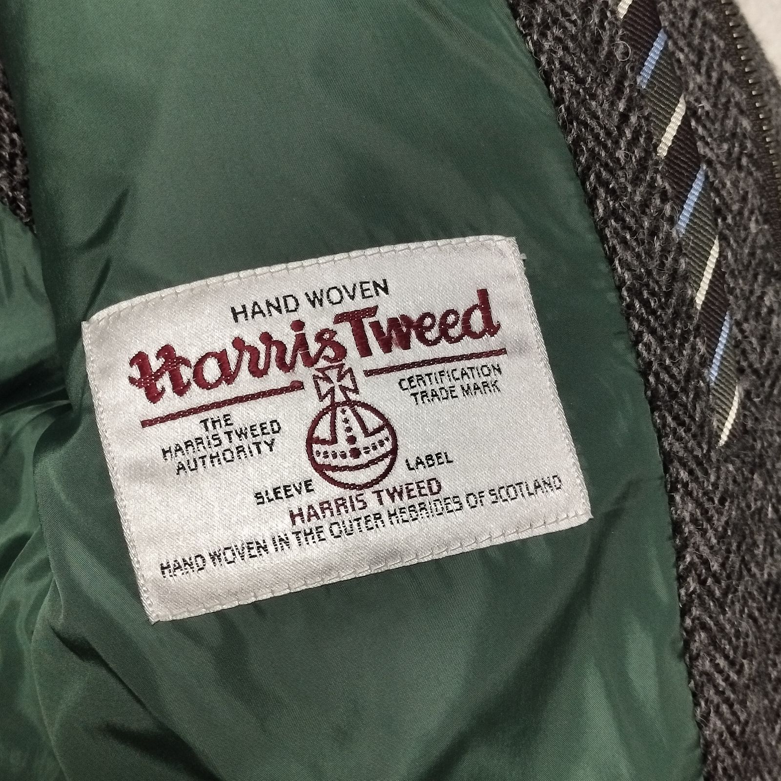 極美品】Kent ケント × Harriss Tweed ハリスツイード ヘリーンボーン 