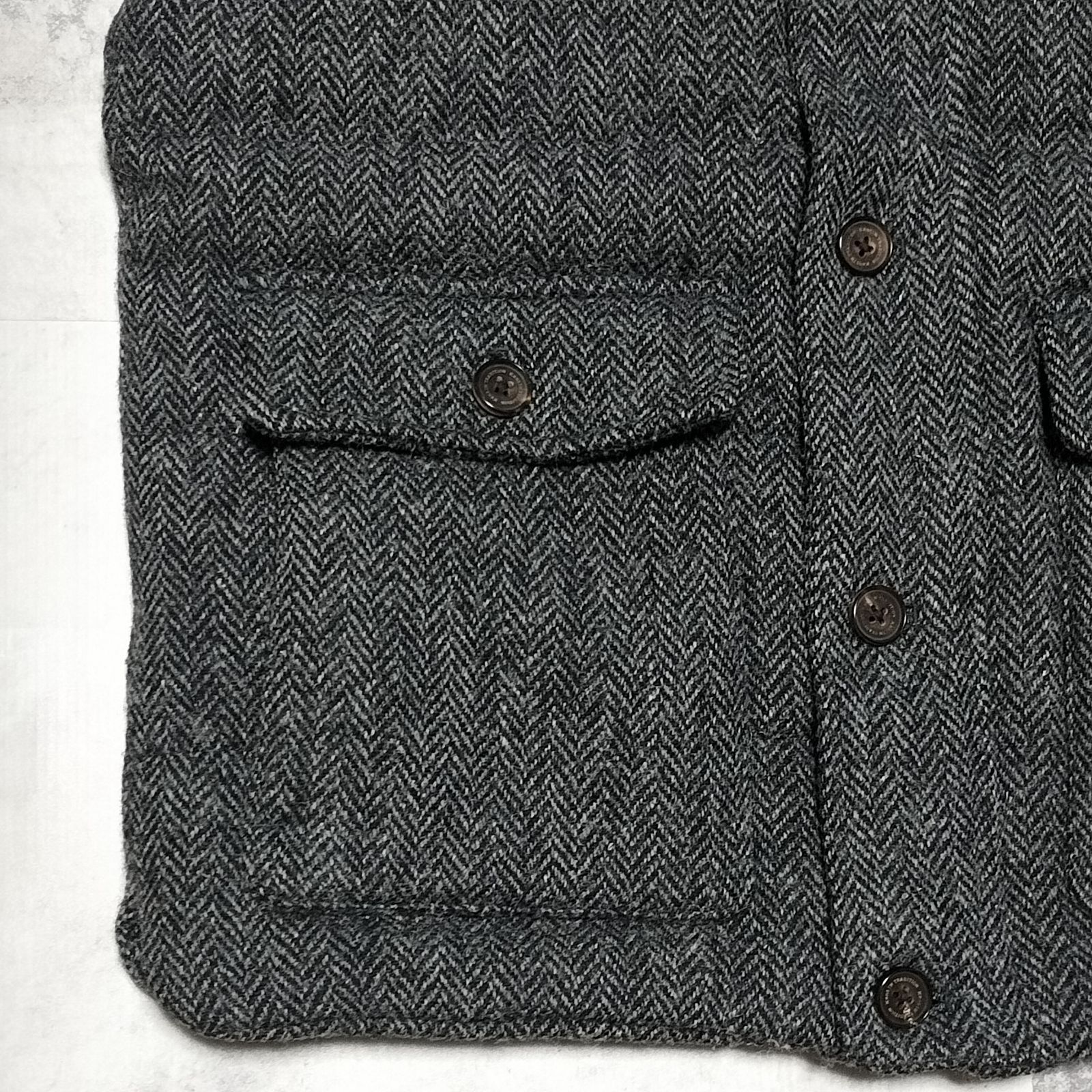 極美品】Kent ケント × Harriss Tweed ハリスツイード ヘリーンボーン 