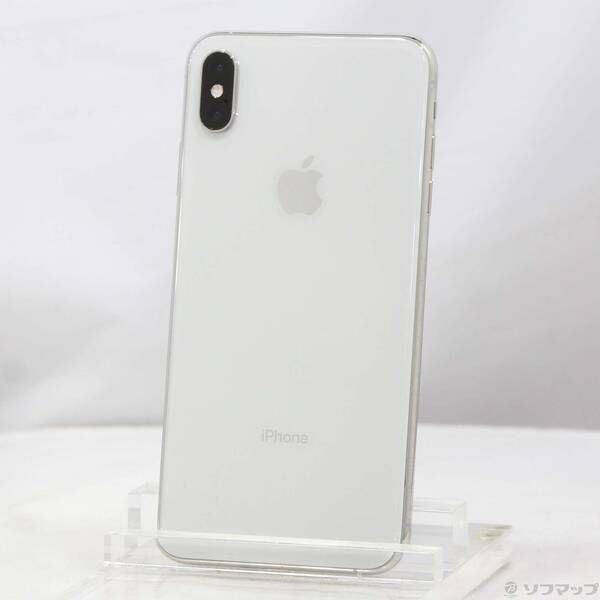 中古品〕 iPhoneXS Max 64GB シルバー NT6R2J／A SIMフリー【377
