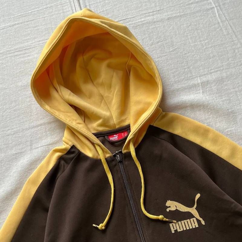 極希少 00s archive OLD PUMA オールドプーマ 両面フロッキーロゴ