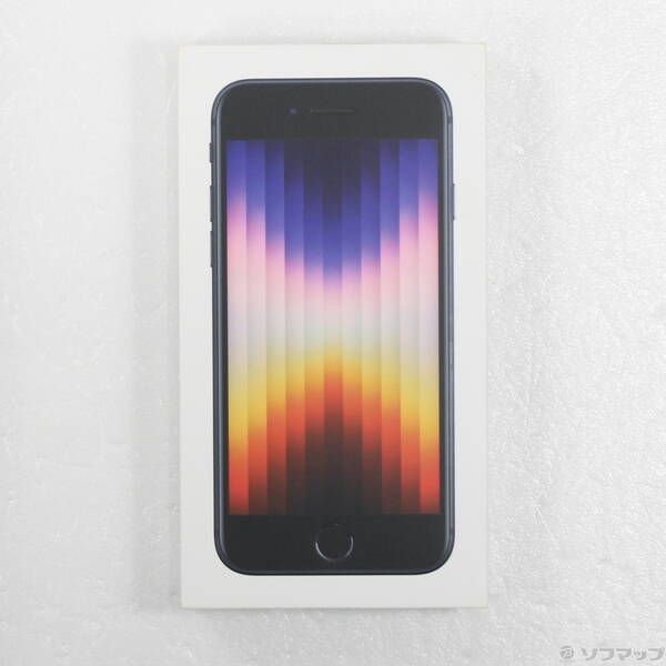 中古品〕 iPhone SE 第3世代 64GB ミッドナイト MMYC3J／A SIMフリー