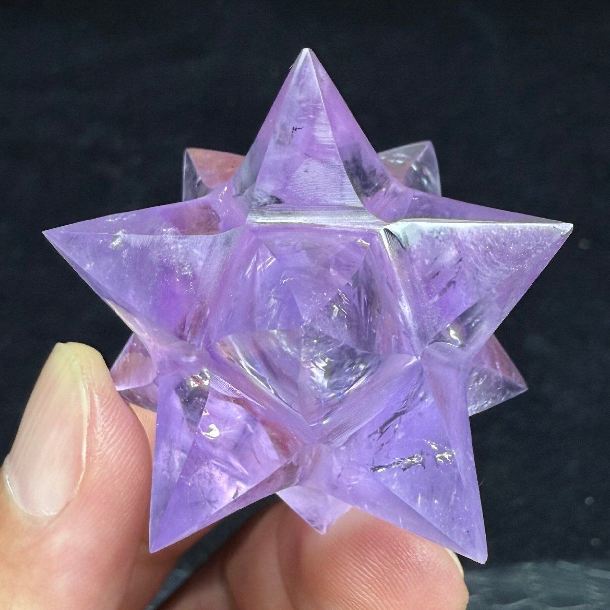 天然アメジストマカバ Merkaba