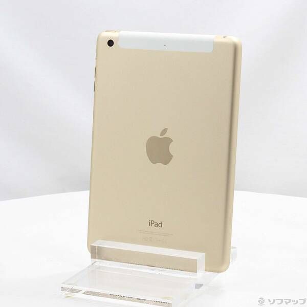 中古品〕 iPad mini 3 64GB ゴールド MGYN2J／A SoftBank【276