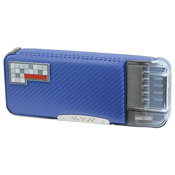 クロネコゆうパケット】 ソニック えんぴつチェック 両面筆入 ドット