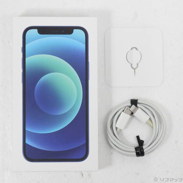 赤字超特価，低価】 〔中古品〕 iPhone12 mini 128GB ブルー MGDP3J／A SIM
