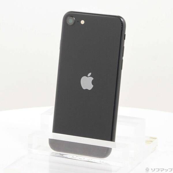 ★iPhone SE 第3世代 64GB ミッドナイト　中古美品②★ 中古品〕 iPhone SE 第3世代 64GB ミッドナイト MMYC3J／A SIMフリー