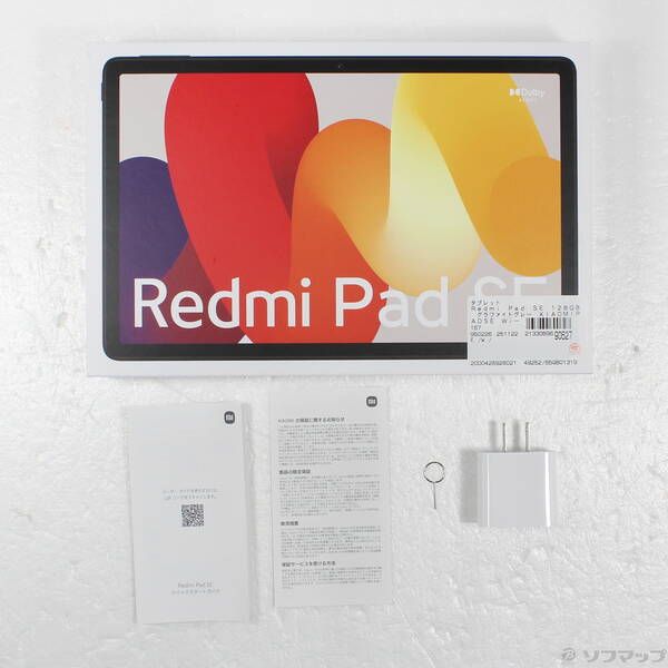  〔 品〕 Redmi Pad SE 128 GB グラファイトグレー Wi Fi 297 Androidタブレット本体 タブレット