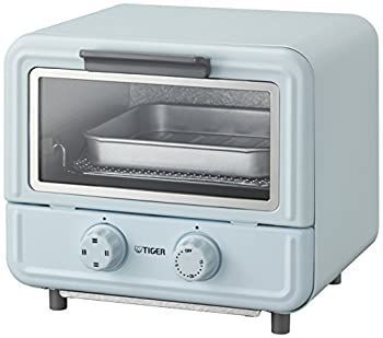 【】 タイガー オーブン トースター ぷちはこ ブルー レシピ付き やきたて KAO-A850-A Tiger