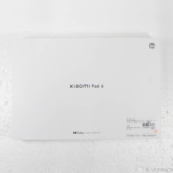 〔 品〕 Xiaomi Pad 6 256 GB ミストブルー Wi Fi 262 耐衝撃タブレット Androidタブレット本体 