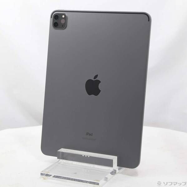 中古品〕 iPad Pro 11インチ 第3世代 128GB スペースグレイ MHQR3J／A