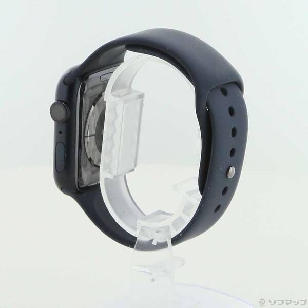 〔 品〕 Apple Watch Series 8 GPS 45 mm ミッドナイトアルミニウムケース ミッドナイトスポーツバンド 344