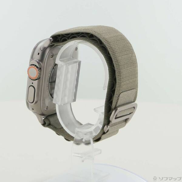 〔 品〕 Apple Watch Ultra 2 GPS Cellular 49 mm チタニウムケース オリーブアルパインループ 344