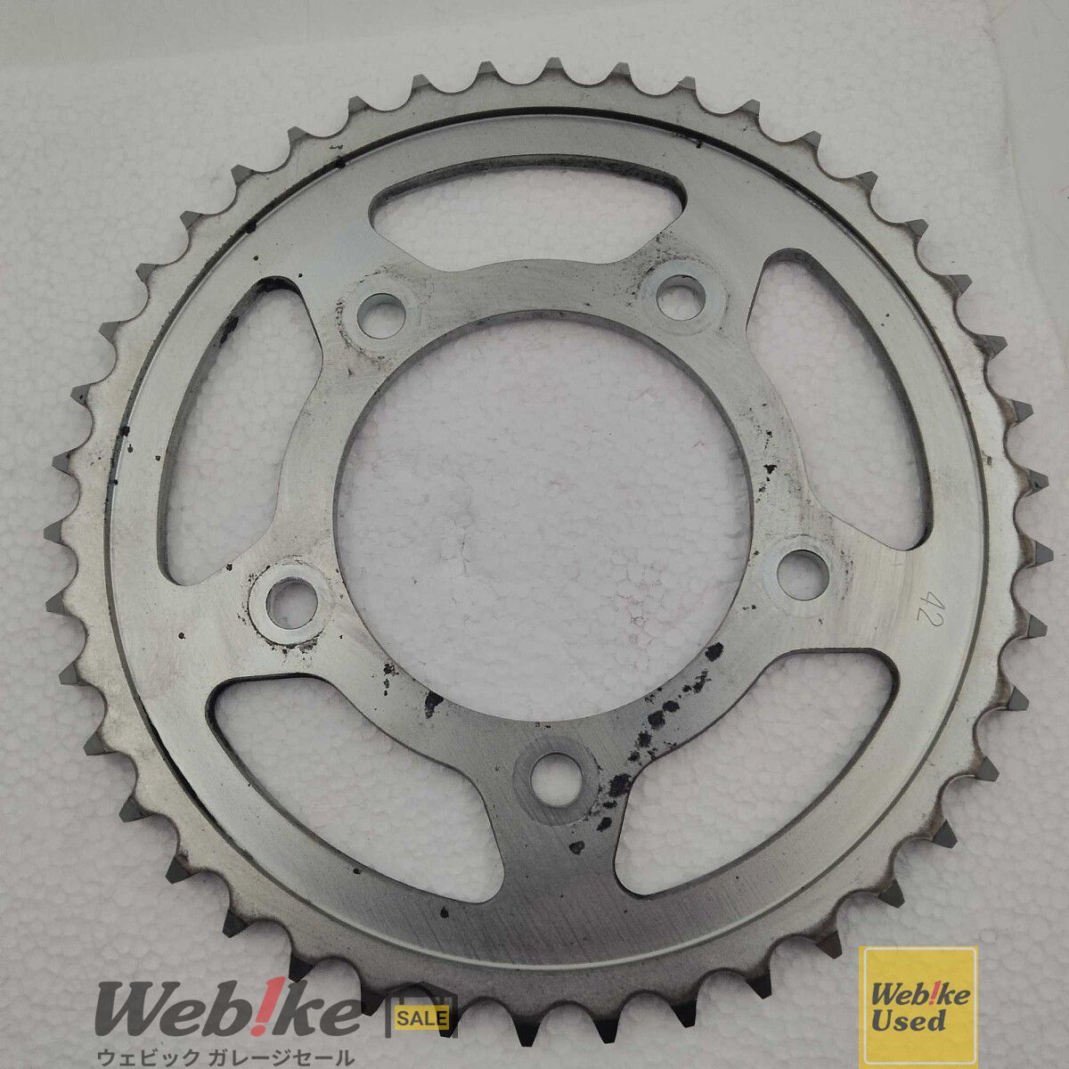 1111出品 カワサキ純正中古パーツ ZX-14R リアスプロケット 42041-0117