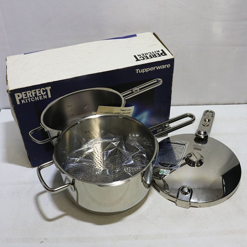 新品未使用 タッパーウェア パーフェクトキッチン圧力鍋5L タッパーウェア パーフェクトキッチン 圧力鍋 5L｜Yahoo!フリマ（旧