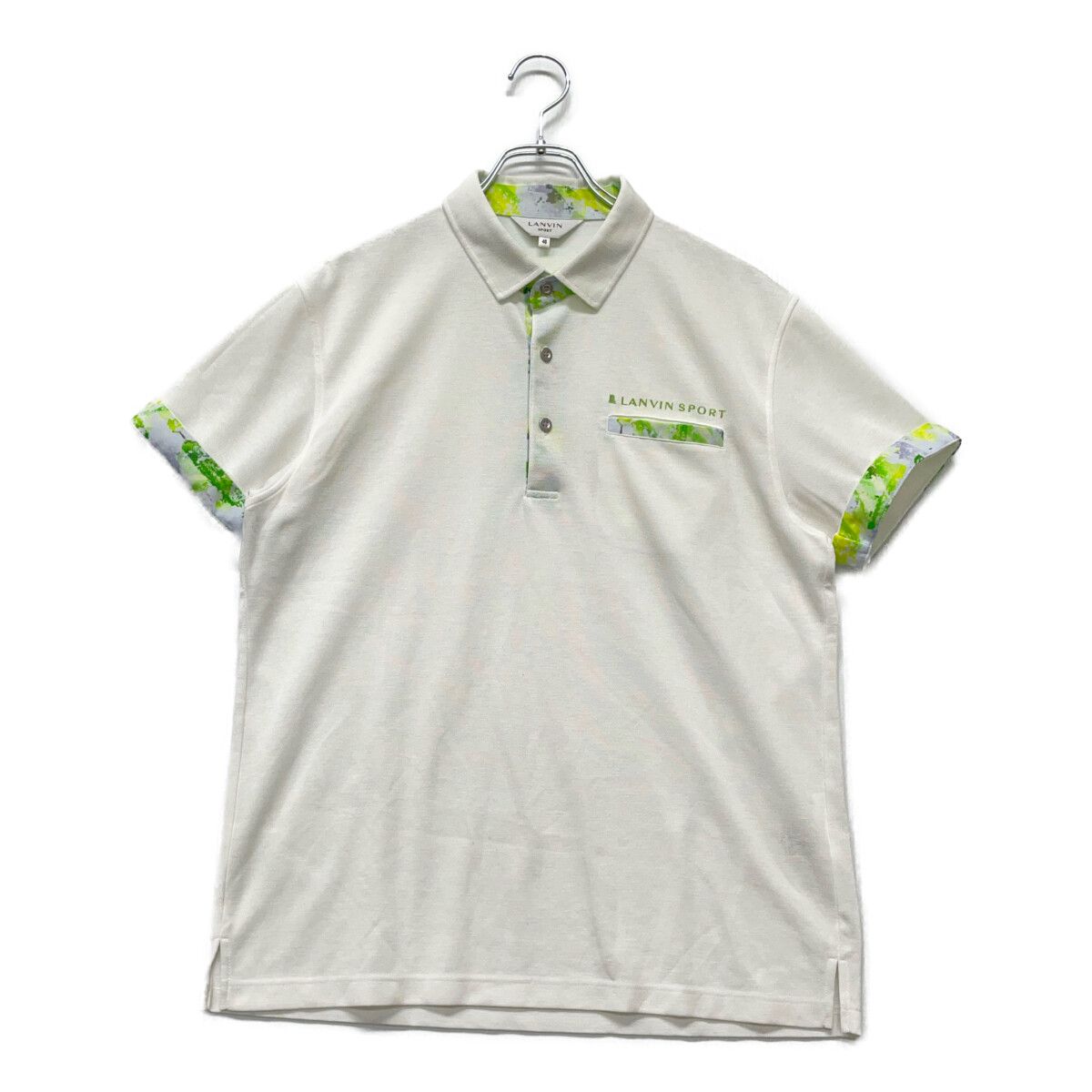 未使用【LANVIN SPORT】 ポロシャツ 楽天市場】LANVIN SPORT ランバン スポール 半袖ポロシャツ カーキ系