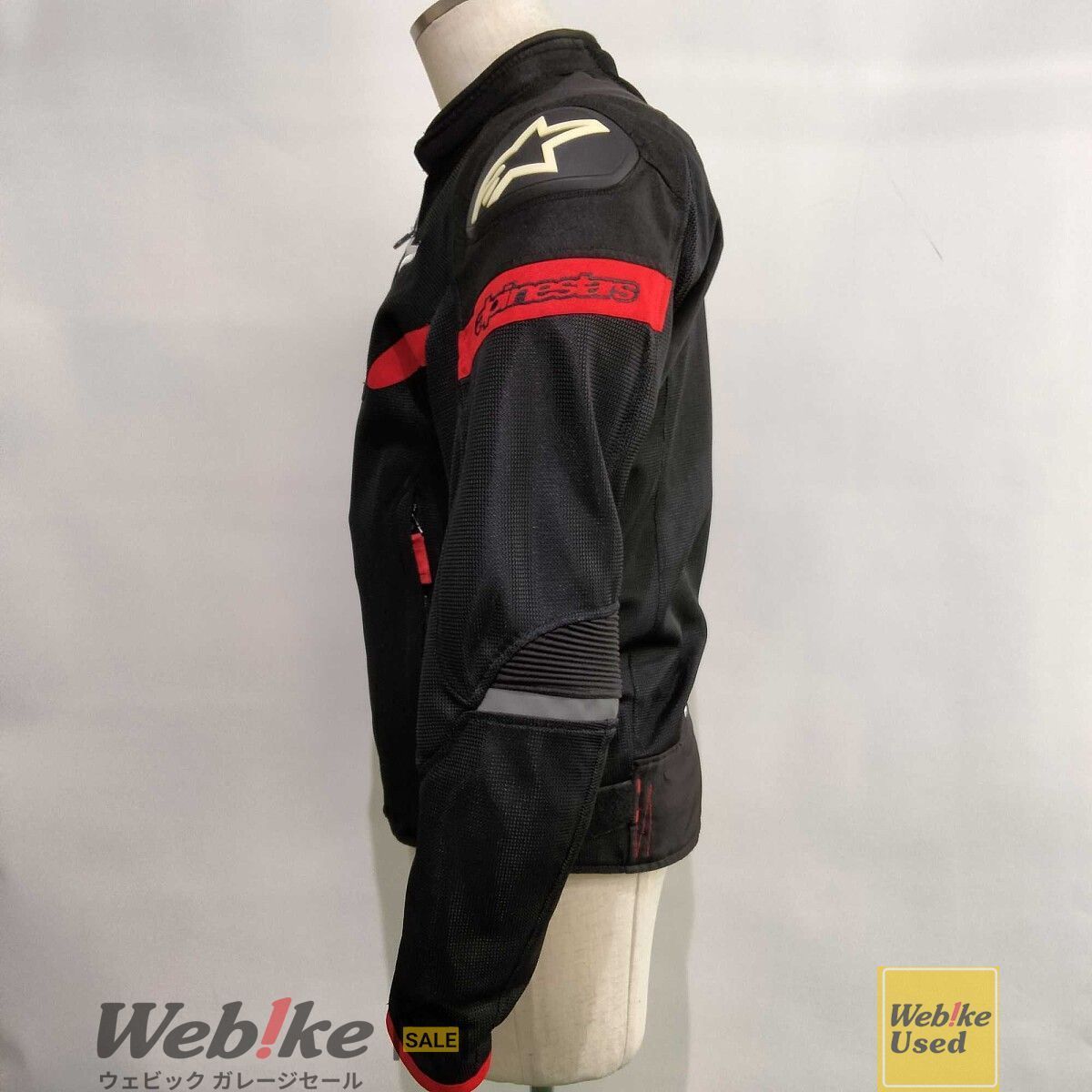 Alpinestars メッシュジャケット ブラック/レッド Alpinestars メッシュジャケット 93 レッド/ブラック - メルカリ