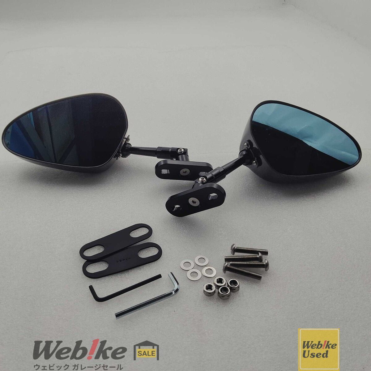 SIMOTA JR 1 B 2 カーボン製レーシングオーバルミラー