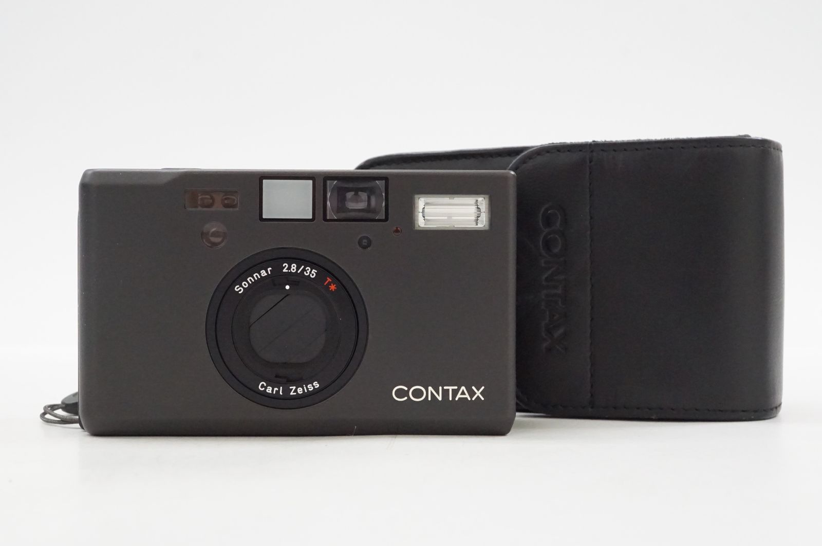 C 141251 CONTAX T 3 チタンブラック コンパクトフィルムカメラ ケース付き