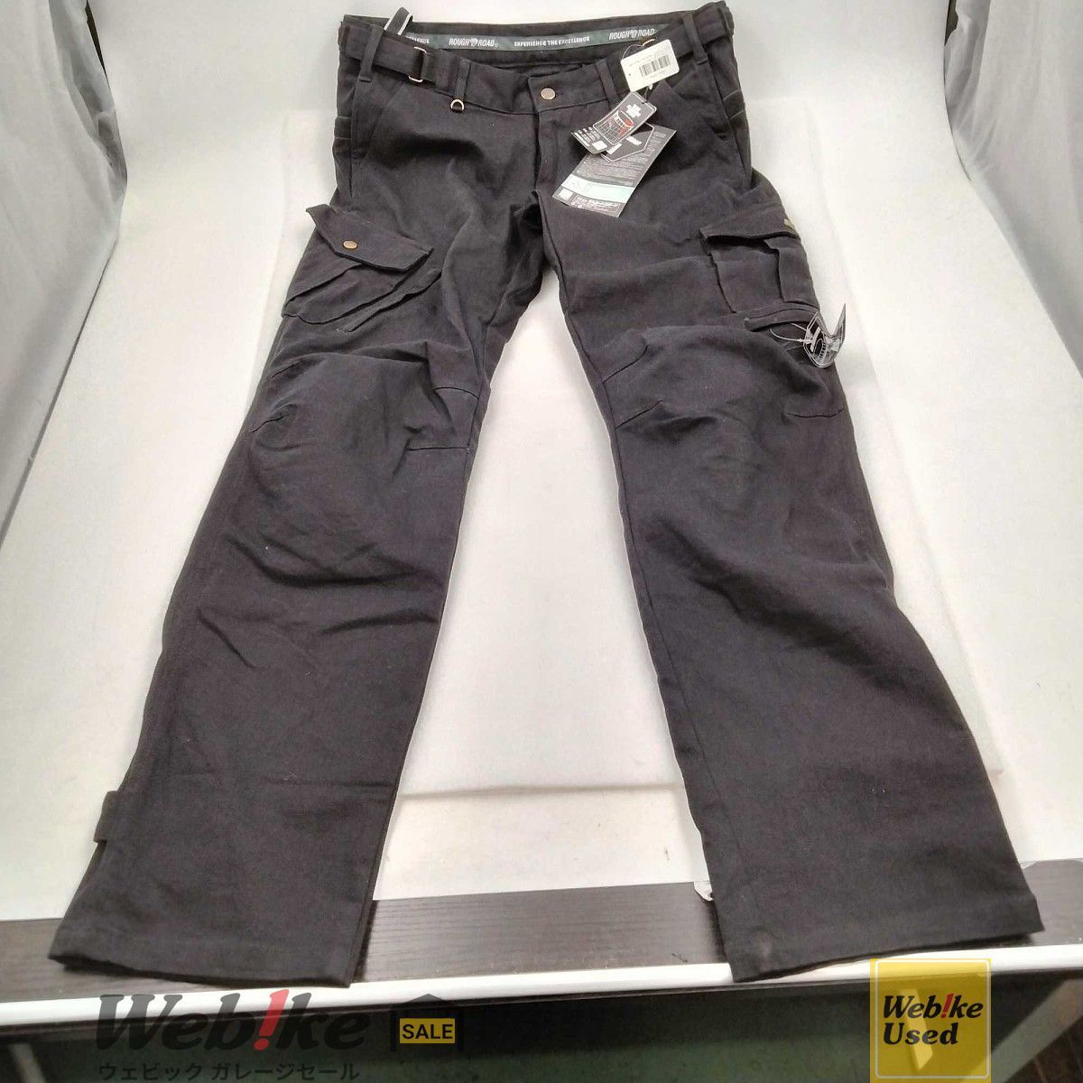 ROUGH＆ROAD ライドカーゴストレッチコットンパンツルーズフィット サイズ LW