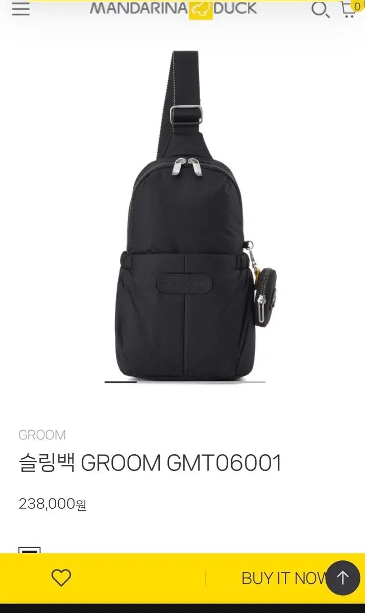 マンダリナダック GROOM ブラック スリングバック ギャランティカード含む