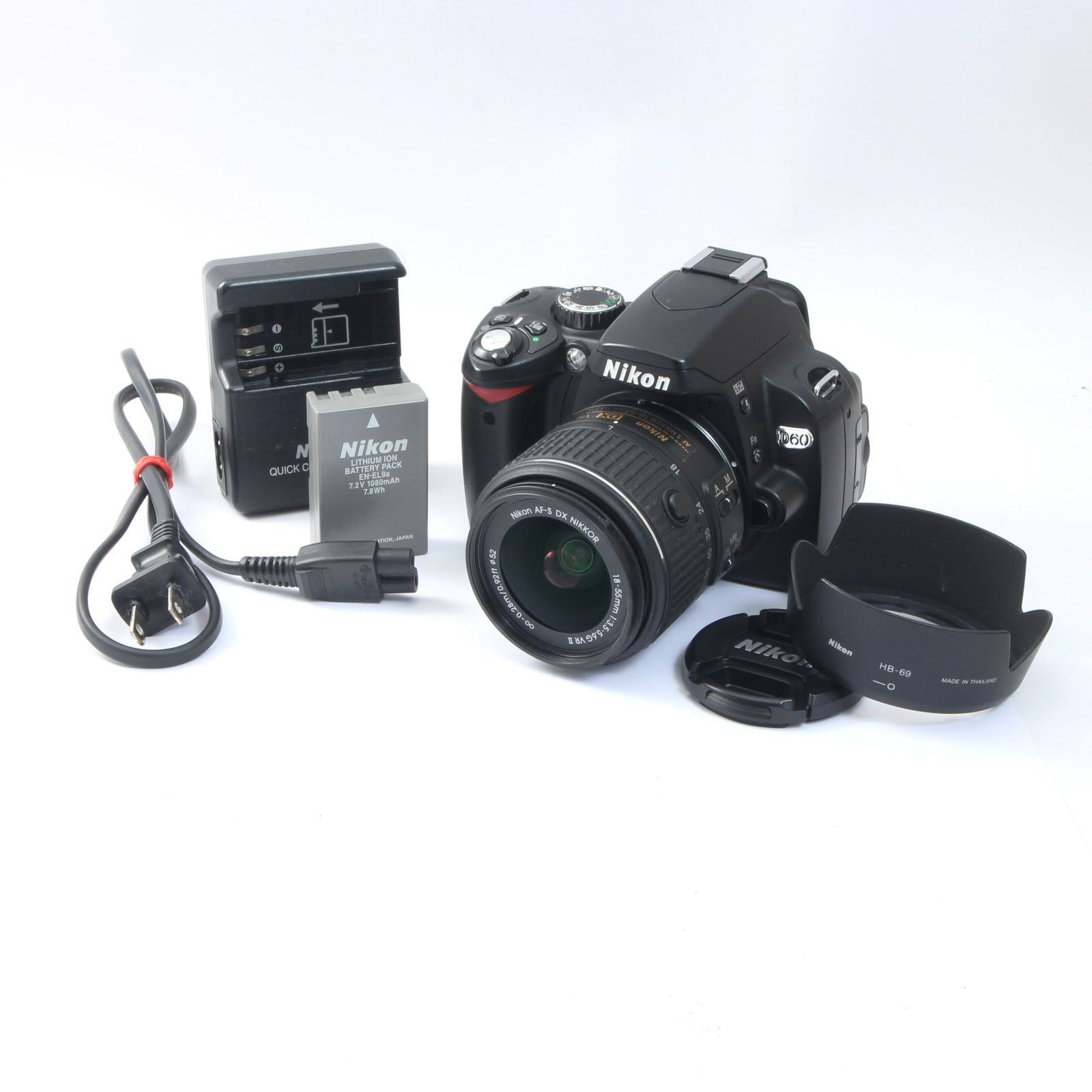 Nikon ニコン D 60 AF-S DX 18-55 mm F 3.5-5.6 G II レンズセット