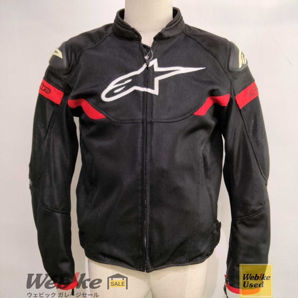 アルパインスターズ　メッシュジャケット　アジアフィット　2年前購入（数回使用） 3304621 BASE MESH JACKET *ASIA ベースメッシュジャケットアジア