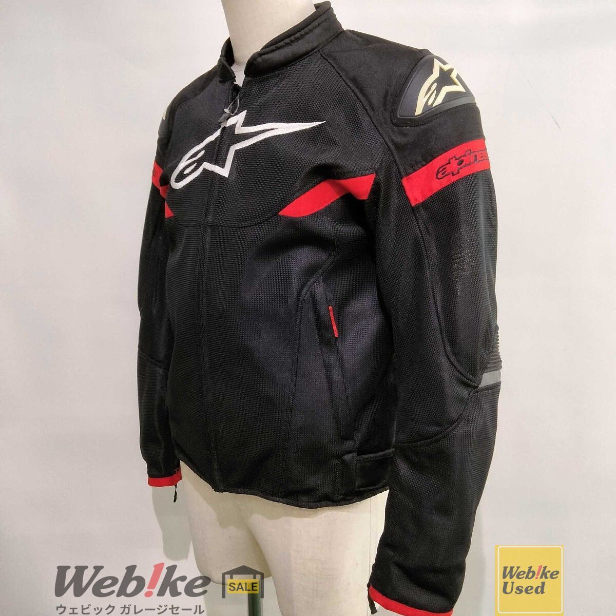 ★お値下げ　✦美品 alpine☆stars メッシュジャケット 　アジア L 3304621 BASE MESH JACKET *ASIA ベースメッシュジャケットアジア