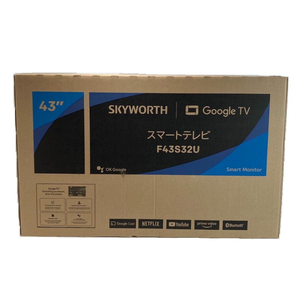 チューナーレス Smart TV 43インチ 4 K対応 F 43 S 32 U TVチューナー非搭載 ♥品