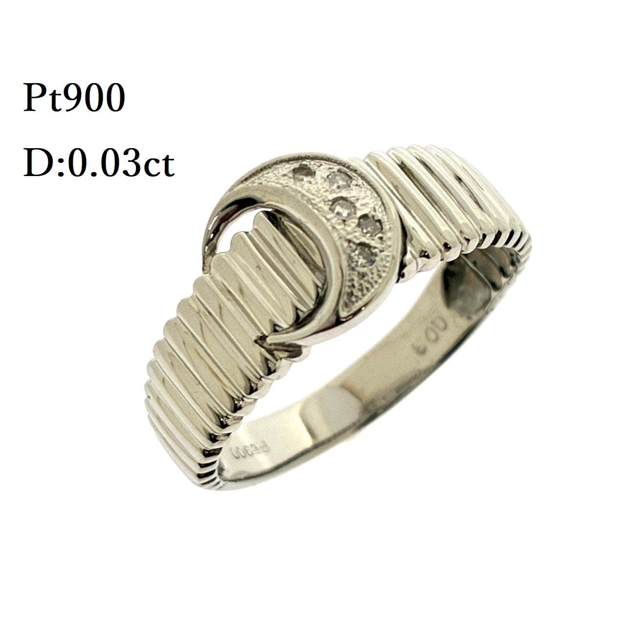 Pt900 ダイヤモンドリング 約14.5号 PT900・ダイヤ0.33ct プラチナ 