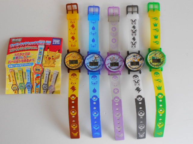♯Iwc11DTポケモンキャラウォッチNEXTBWスマイルいっぱい5種 【公式通販】