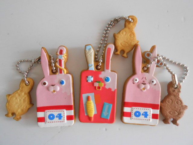 ♯Ivm28BZウサビッチクッキーの時間マスコットシークレット入6種