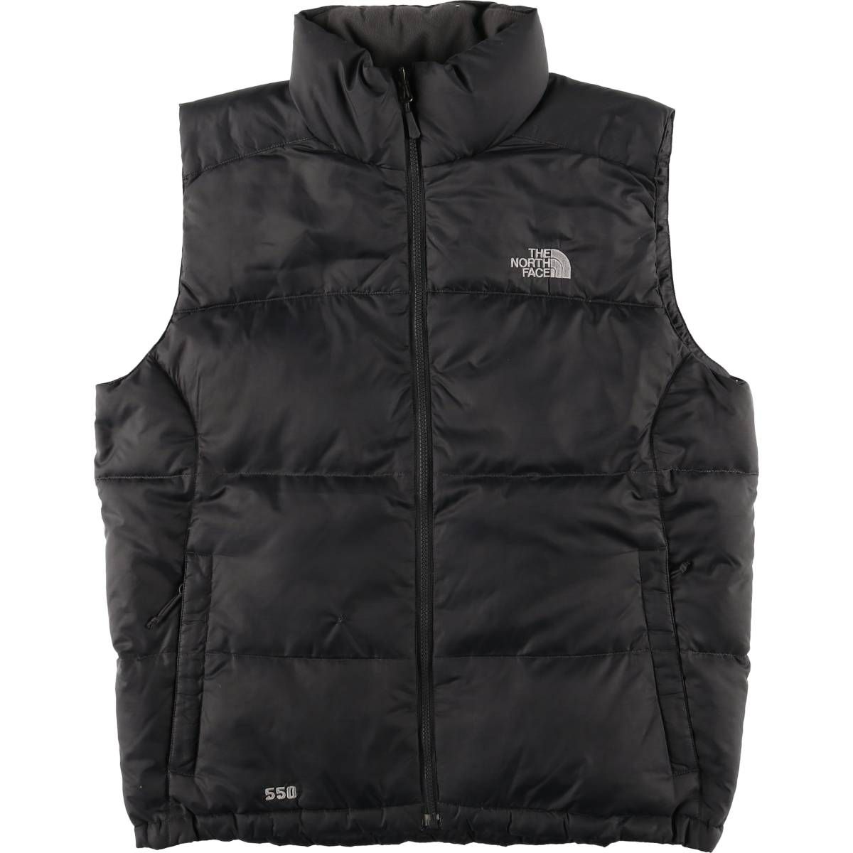 古着 ザノースフェイス THE NORTH FACE 550フィルパワー グースダウンベスト メンズM相当|eaa 602286